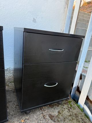 4 Cajoneras Oficina Marrón Oscuro