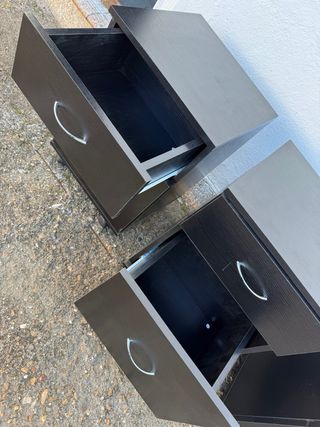 4 Cajoneras Oficina Marrón Oscuro