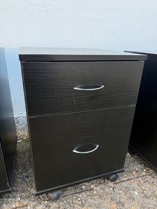 4 Cajoneras Oficina Marrón Oscuro