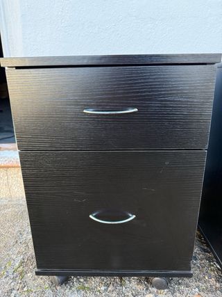 4 Cajoneras Oficina Marrón Oscuro