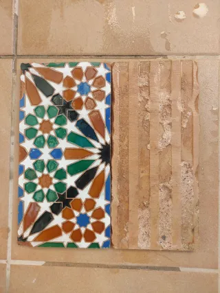 Pareja Azulejos Antiguos Sevillanos