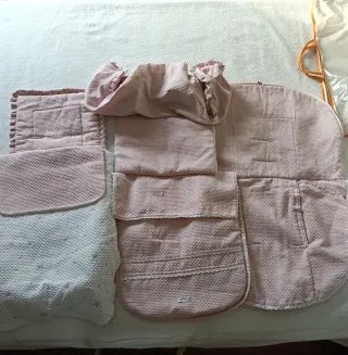 Funda para cochecito de bebé rosa