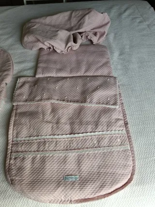 Funda para cochecito de bebé rosa