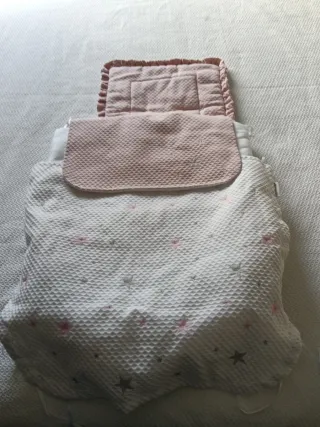 Funda para cochecito de bebé rosa