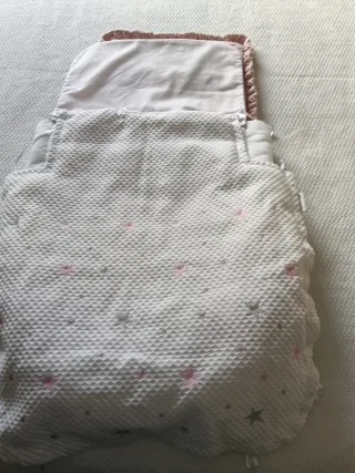 Funda para cochecito de bebé rosa