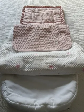 Funda para cochecito de bebé rosa