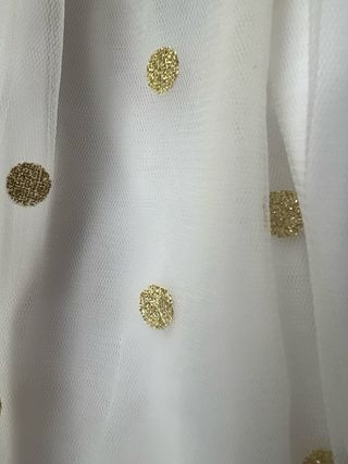 Gonna Gianfranco Ferre' bambina pois oro 6 anni