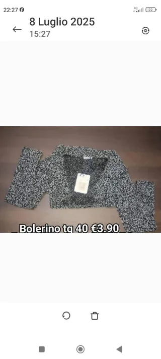 Bolero tg 40 €3.90
