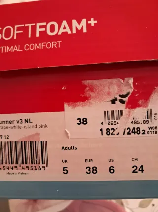 Zapatillas Puma rosas y blancas sin estrenar