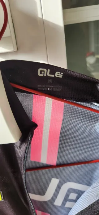 Maillot Ciclismo Mujer ALE Negro y Rosa