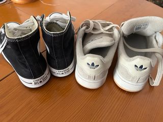 Zapatillas Converse y Adidas Niñas.