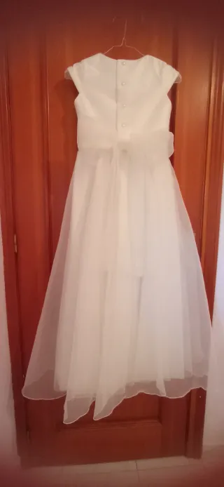 Vestido de comunión niña blanco