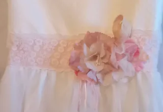 Vestido de comunión niña blanco