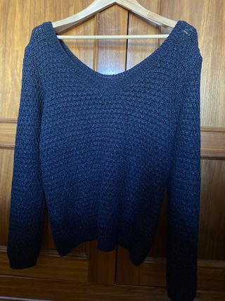 Jersey Massimo Dutti azul marino