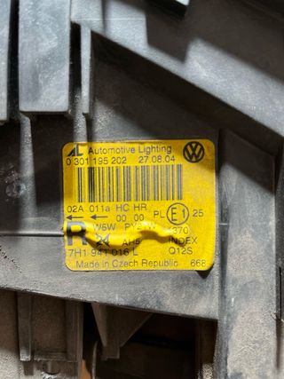 Faros Delanteros VW T5 Multivan