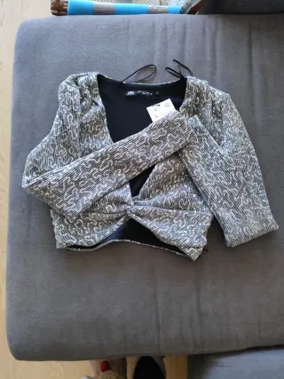 Torera lentejuelas Zara