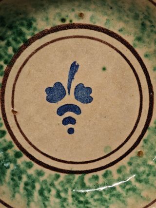 Vietri – Antico piatto in terracotta XIX sec.