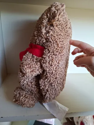 Peluche scaldamani  Orsetto Natale con Sciarpa