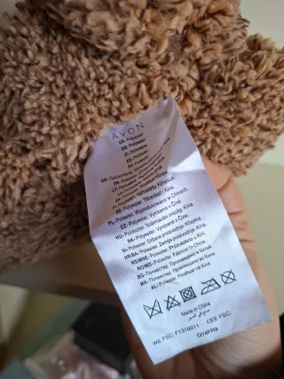 Peluche scaldamani  Orsetto Natale con Sciarpa