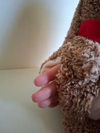 Peluche scaldamani  Orsetto Natale con Sciarpa