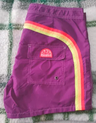 Bañadores Sundek Amarillos, morado y gris