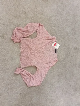 Blusa rosa estampada Bershka T.M