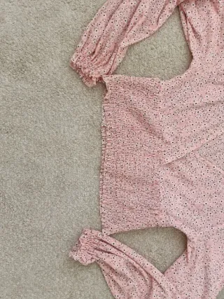 Blusa rosa estampada Bershka T.M