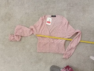 Blusa rosa estampada Bershka T.M