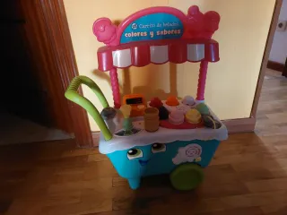 Carrito de helados LeapFrog colores y sabores