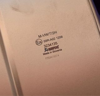 Escape Akrapovic VW Golf 7,5 Nuevo