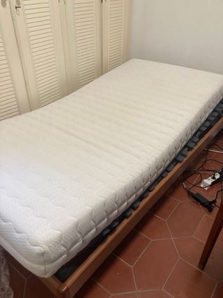 Cama articulada + colchón 90 cm