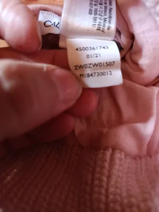 Gorro lana Calvin Klein Jeans rosa