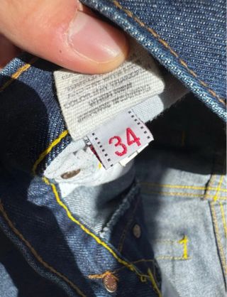 Evisu Jeans Pesce Koi Ricamo Taglia 34x34