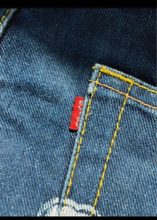 Evisu Jeans Pesce Koi Ricamo Taglia 34x34