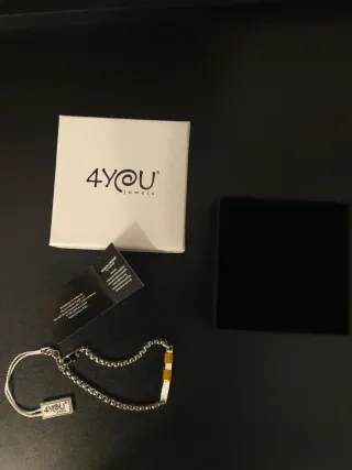 Bracciale uomo 4YOU jewels oro e argento