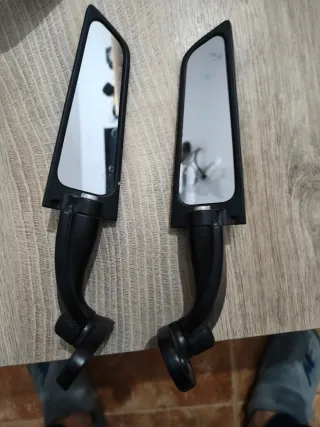 Espejos Retrovisores Moto Negros