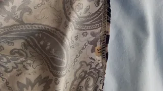 Vestido largo estampado cachemir