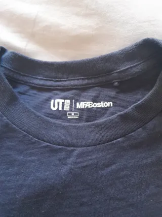 Camiseta manga corta hombre azul bolsillo