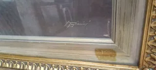 Olio su tela firmato Tagliarini Luigi natura morta