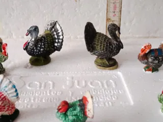 13 Pezzi Animali Presepe Tacchini