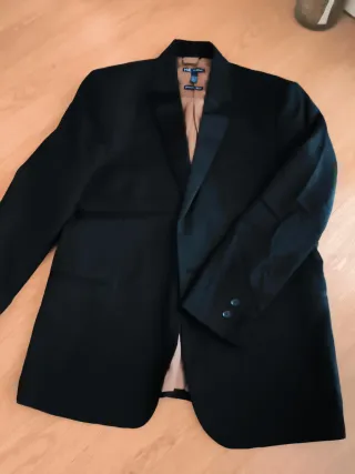 Chaqueta H.E. by Mango Negra Talla 54