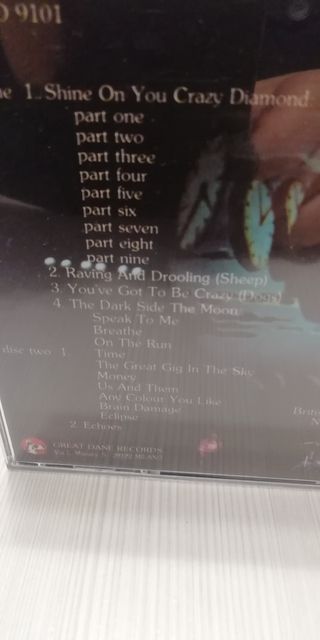 Cd Pink Floyd black holes in the sky rare psychede