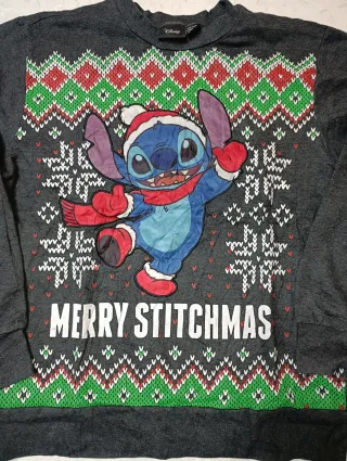 Felpa Disney Stitch Natale