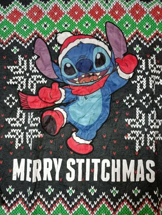 Felpa Disney Stitch Natale