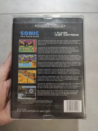 Sonic The Hedgehog Sega Mega Drive