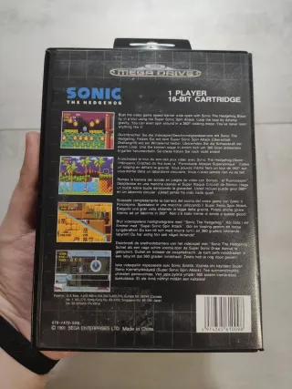Sonic The Hedgehog Sega Mega Drive