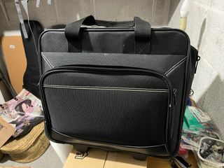 Maletín Trolley Portátil Documentos Negro