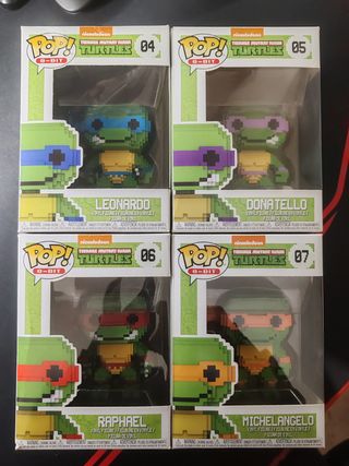Funko Pop! TMNT 8-Bit Set 4 Pezzi