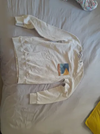 Jersey hombre beige y multicolor