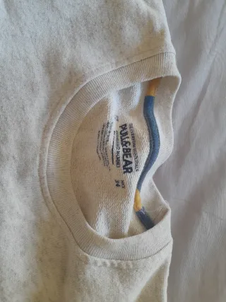 Jersey hombre beige y multicolor